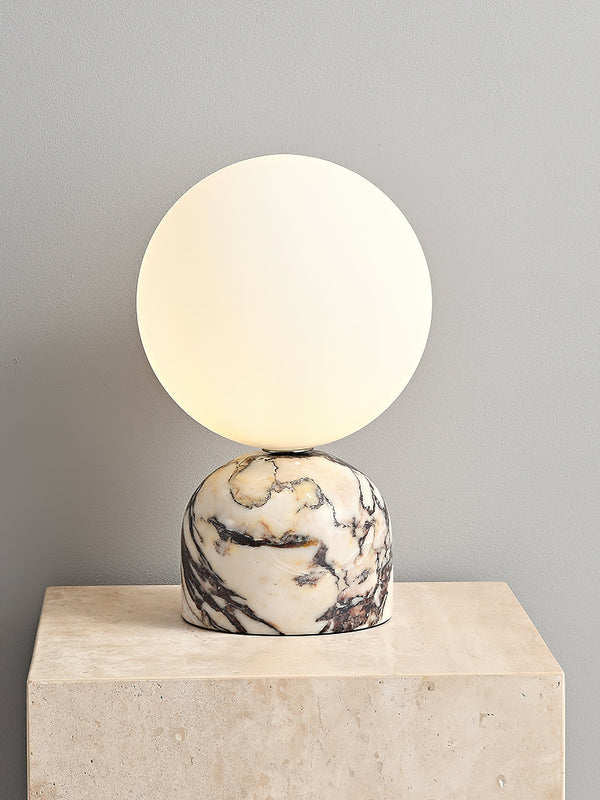 Lampe de table Alia - Moderne en marbre et verre