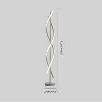 Lampadaire Linéaire Moderne à LED Mira – Luminaire en Acrylique