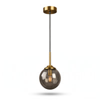 Luminaire de Suspension Orbe Ambré