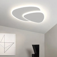 Plafonnier géométrique moderne blanc - Arisha
