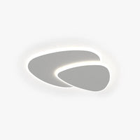 Plafonnier géométrique moderne blanc - Arisha