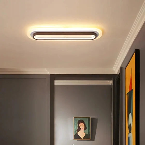 Plafonnier linéaire moderne - Arisha en métal et acrylique pour salle à manger