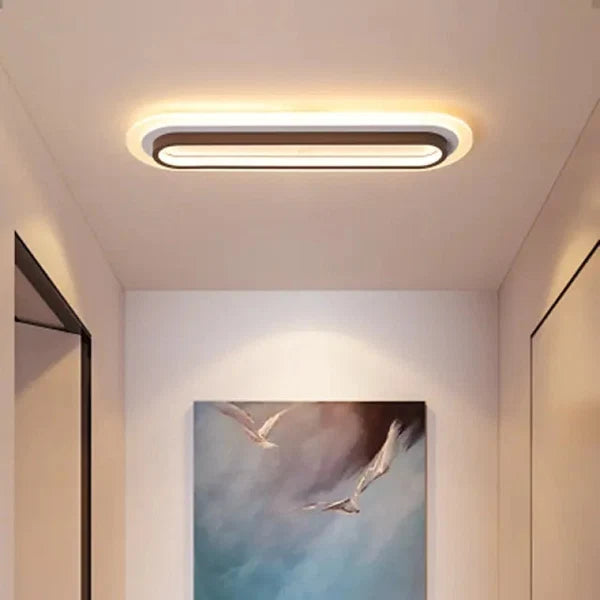 Plafonnier linéaire moderne - Arisha en métal et acrylique pour salle à manger