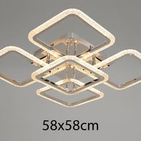 Plafonnier "Architecture" – Design Contemporain à Cadres Superposés