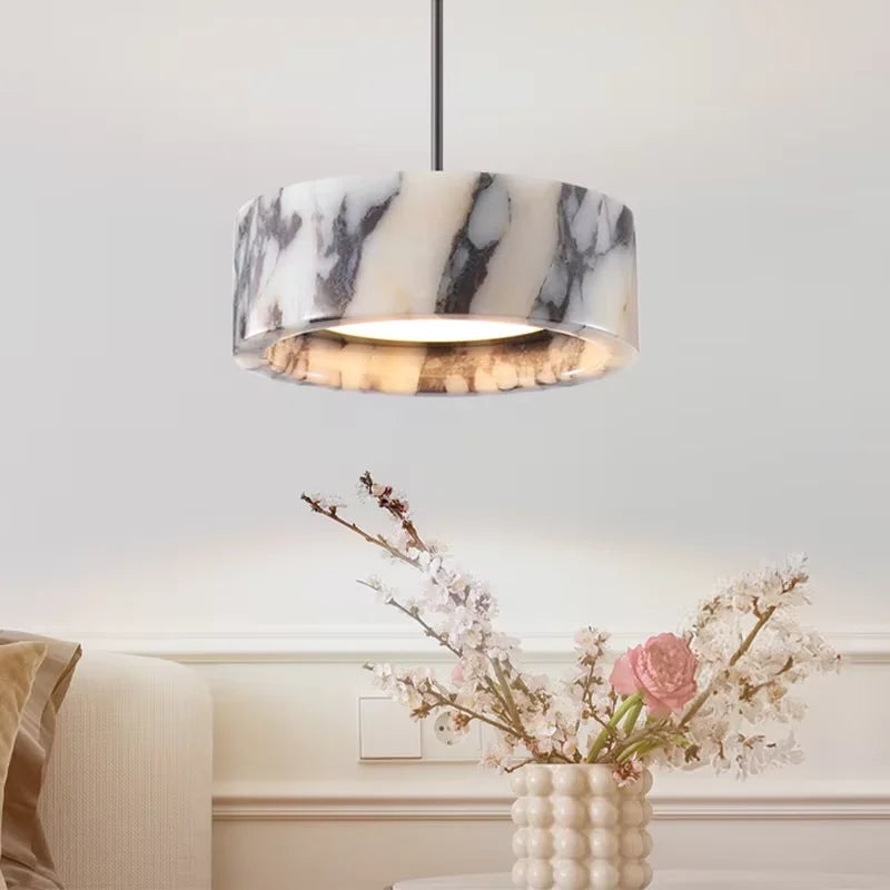 Suspension Glide - Luminaire moderne et minimaliste en marbre