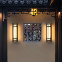 Applique murale Ray - Style lanterne asiatique