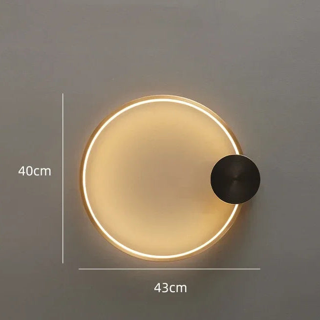 Applique Murale Annulaire LED Minimaliste Maisie - Luminaire Nordique Moderne