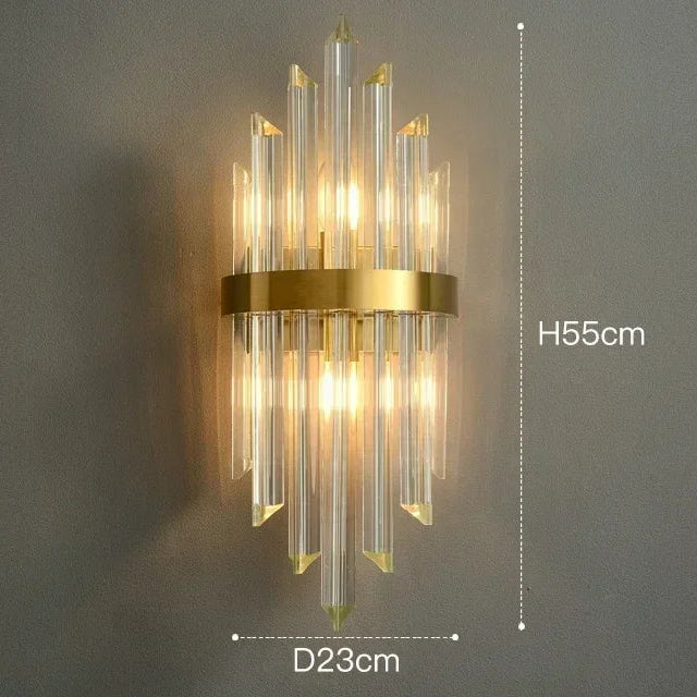 Applique Murale Géométrique Moderne À LED Kristy - Luminaire Minimaliste Décoratif