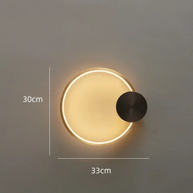 Applique Murale Annulaire LED Minimaliste Maisie - Luminaire Nordique Moderne