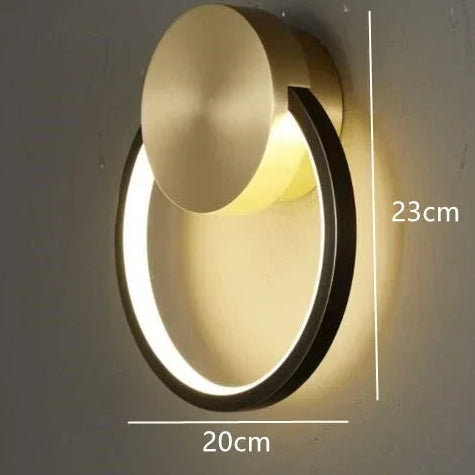 Applique Murale Annulaire LED Minimaliste Maisie - Luminaire Nordique Moderne