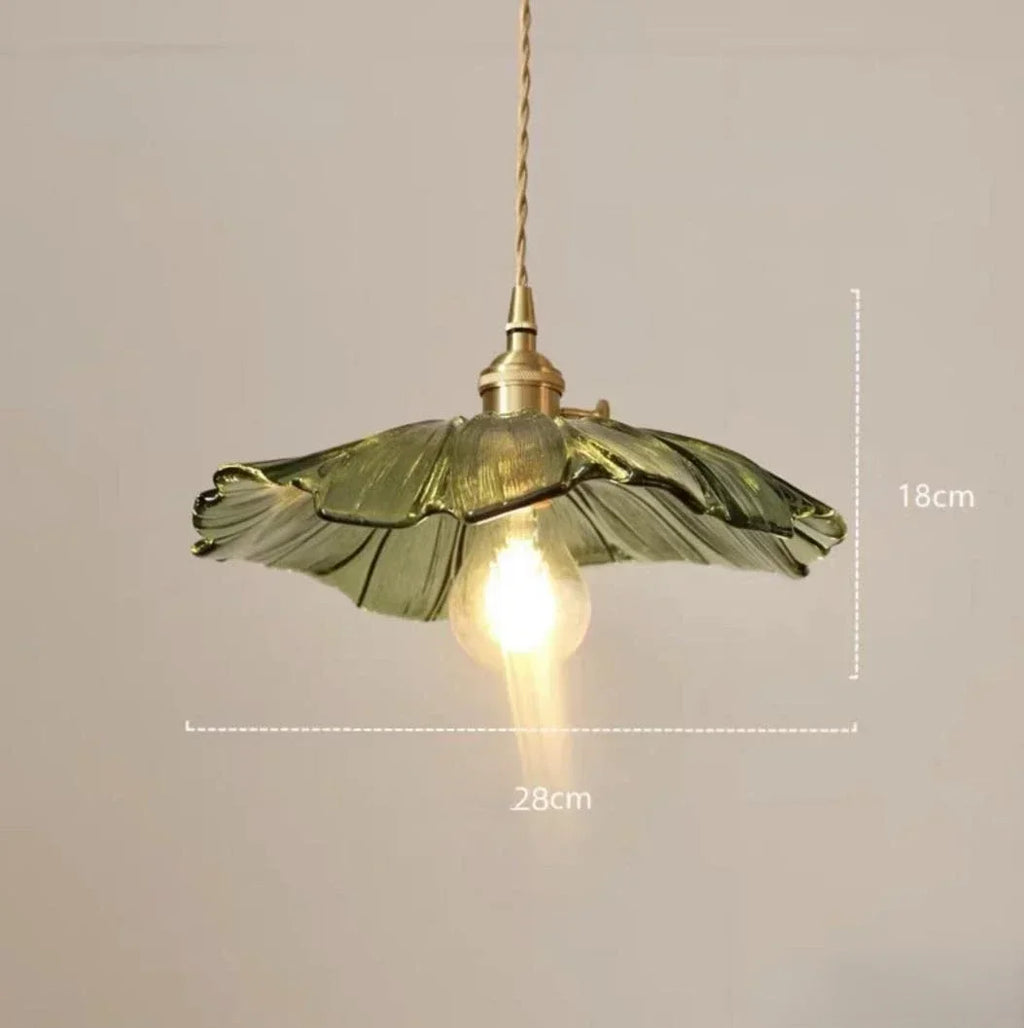 Suspension en verre minimaliste Aurvarira Art - Luminaire moderne
