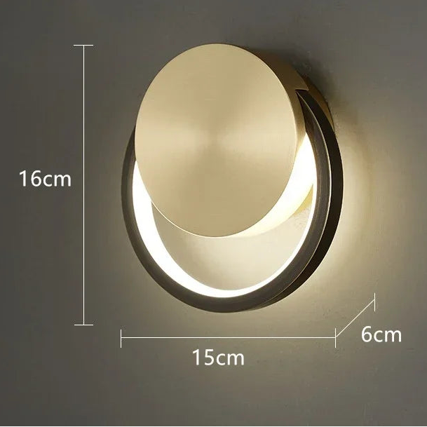 Applique Murale Annulaire LED Minimaliste Maisie - Luminaire Nordique Moderne