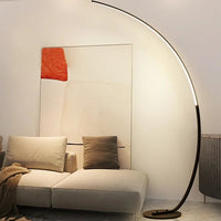 Lampadaire Moderne Arisha à LED – Luminaire Arche en Métal et Silicone