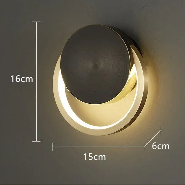 Applique Murale Annulaire LED Minimaliste Maisie - Luminaire Nordique Moderne