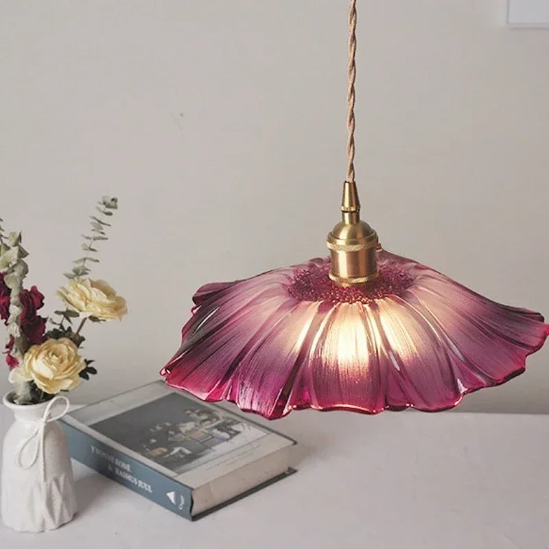Suspension en verre minimaliste Aurvarira Art - Luminaire moderne
