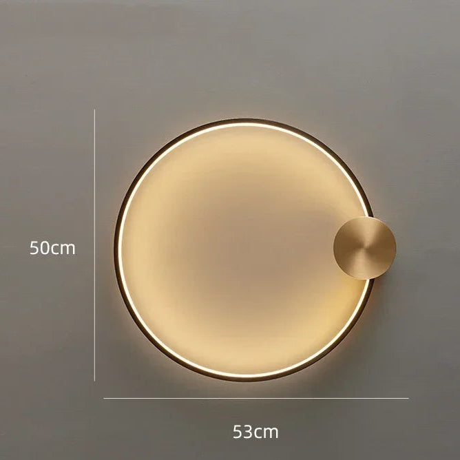 Applique Murale Annulaire LED Minimaliste Maisie - Luminaire Nordique Moderne