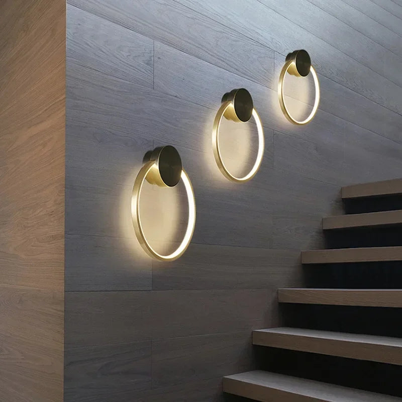 Applique Murale Annulaire LED Minimaliste Maisie - Luminaire Nordique Moderne