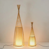 Lampadaires Rustiques En Bambou Muto - Luminaire Provençal