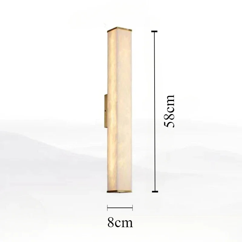 Applique Contemporaine En Laiton Et Albâtre Vithaira - Luminaire Moderne