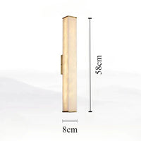 Applique Contemporaine En Laiton Et Albâtre Vithaira - Luminaire Moderne