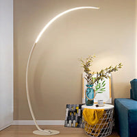 Lampadaire Moderne Arisha à LED – Luminaire Arche en Métal et Silicone