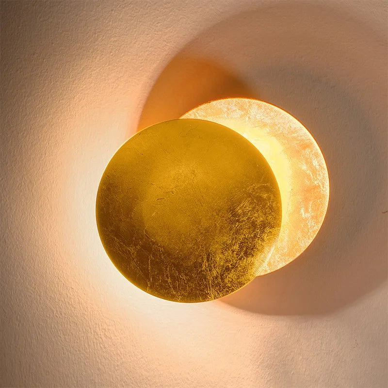 Applique Murale LED Moderne - Luminaire Métallique En Forme De Lune