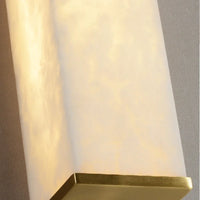Applique Contemporaine En Laiton Et Albâtre Vithaira - Luminaire Moderne
