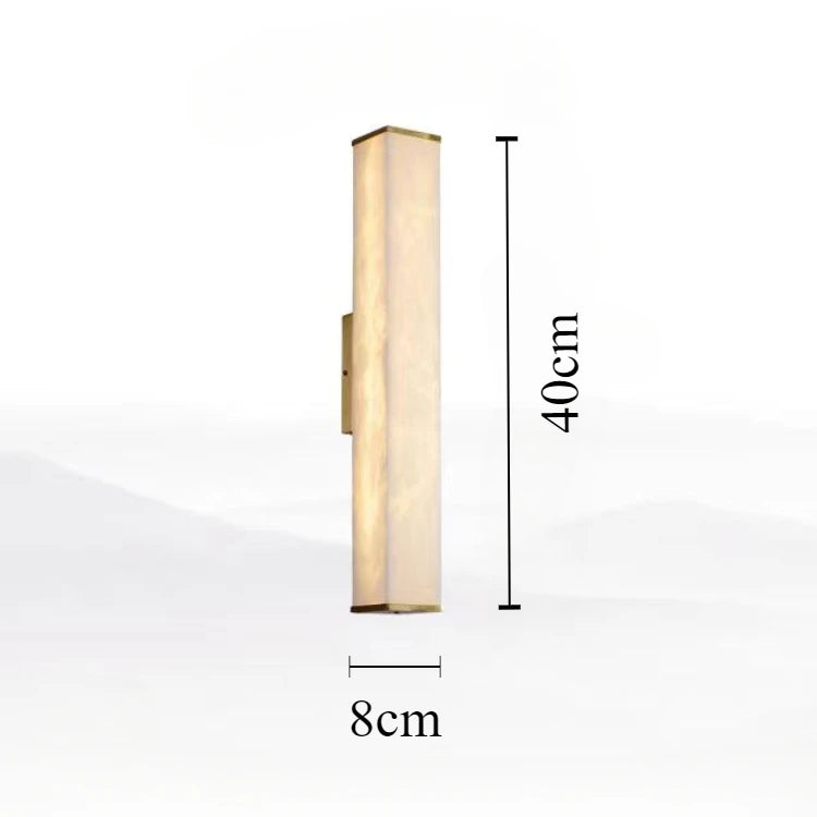 Applique Contemporaine En Laiton Et Albâtre Vithaira - Luminaire Moderne