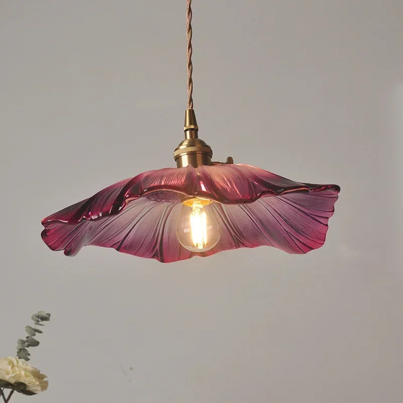 Suspension en verre minimaliste Aurvarira Art - Luminaire moderne