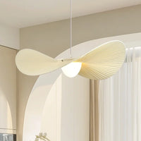 Suspension Abat-Jour Plissé Éventail – Luminaire Ondulé