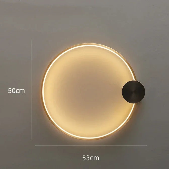Applique Murale Annulaire LED Minimaliste Maisie - Luminaire Nordique Moderne