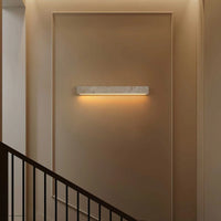 Applique En Travertin Linéaire Moderne Ardora - Luminaire LED De Chambre
