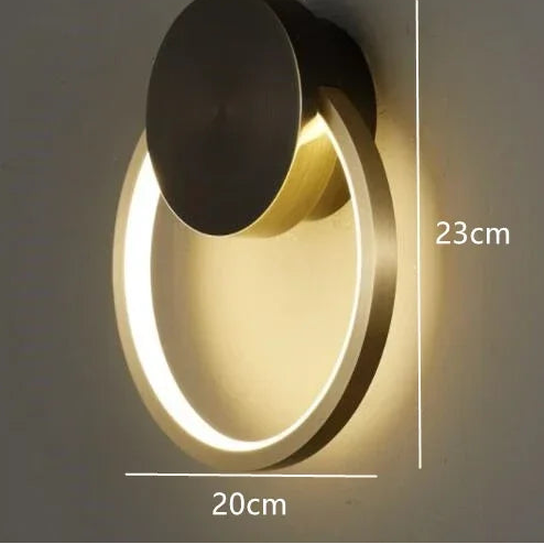 Applique Murale Annulaire LED Minimaliste Maisie - Luminaire Nordique Moderne
