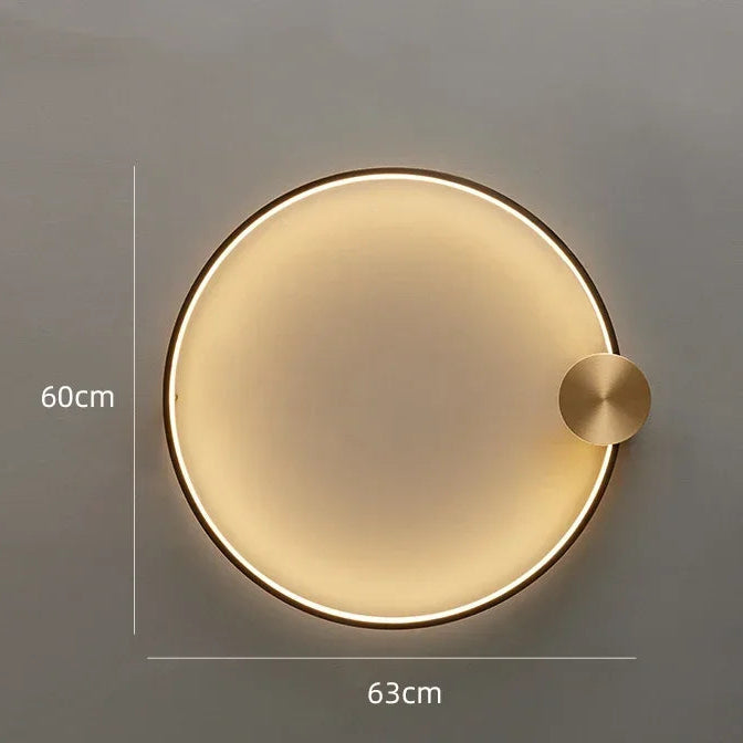 Applique Murale Annulaire LED Minimaliste Maisie - Luminaire Nordique Moderne