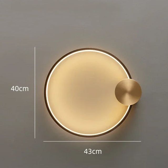 Applique Murale Annulaire LED Minimaliste Maisie - Luminaire Nordique Moderne