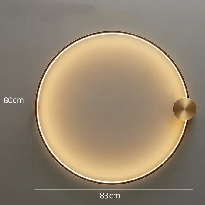 Applique Murale Annulaire LED Minimaliste Maisie - Luminaire Nordique Moderne