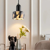 Lampe Suspendue en Marbre Flair – Luminaire Moderne Minimaliste