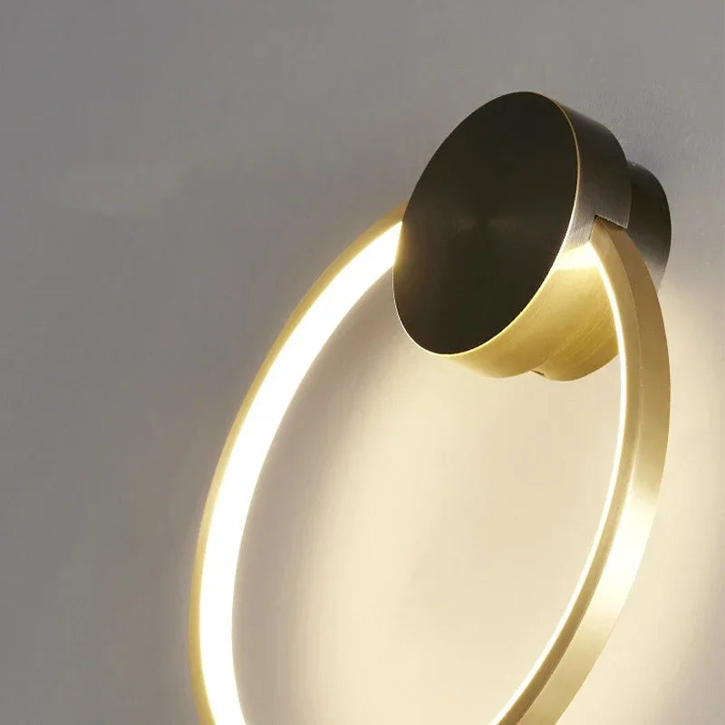 Applique Murale Annulaire LED Minimaliste Maisie - Luminaire Nordique Moderne