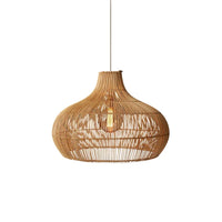 Suspension en Rotin Elsilira – Luminaire Élégance Naturelle