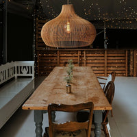 Suspension en Rotin Elsilira – Luminaire Élégance Naturelle
