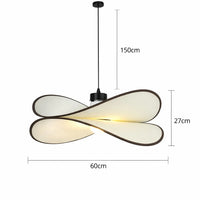 Luminaire en Suspension LED Ondulée Noire