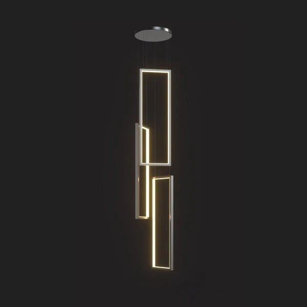 Suspension LED Sysorila moderne et minimaliste - Luminaire rectangulaire