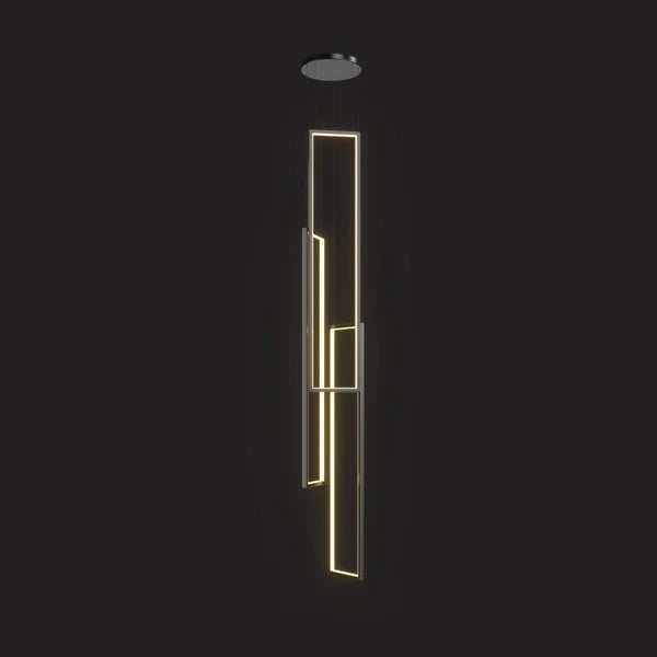Suspension LED Sysorila moderne et minimaliste - Luminaire rectangulaire