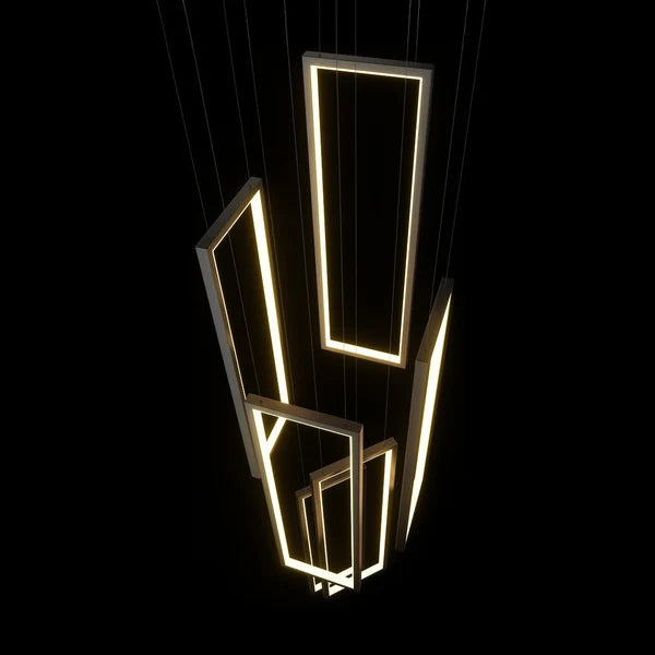Suspension LED Sysorila moderne et minimaliste - Luminaire rectangulaire