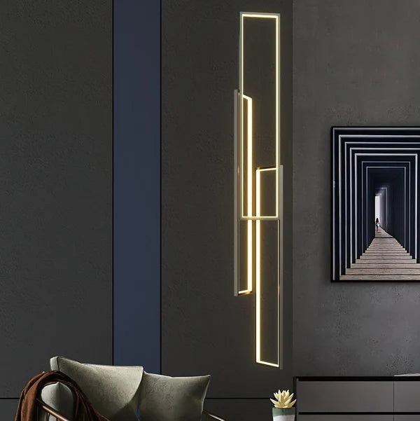 Suspension LED Sysorila moderne et minimaliste - Luminaire rectangulaire