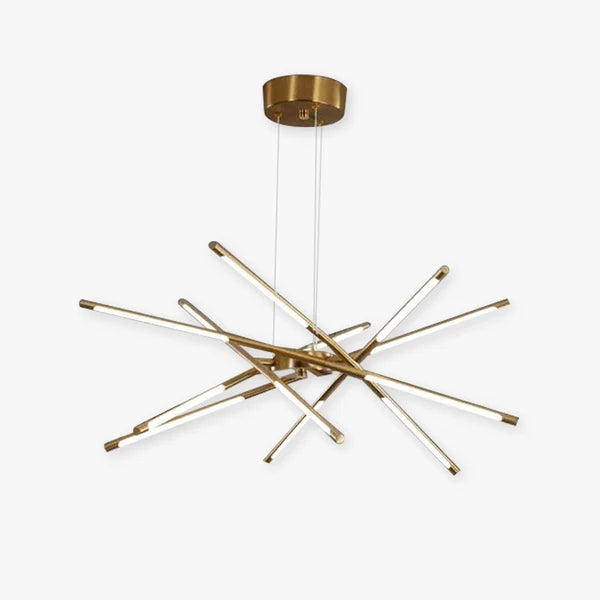 Suspension Multi-Branches LED - Éclairage Sculptural Salon