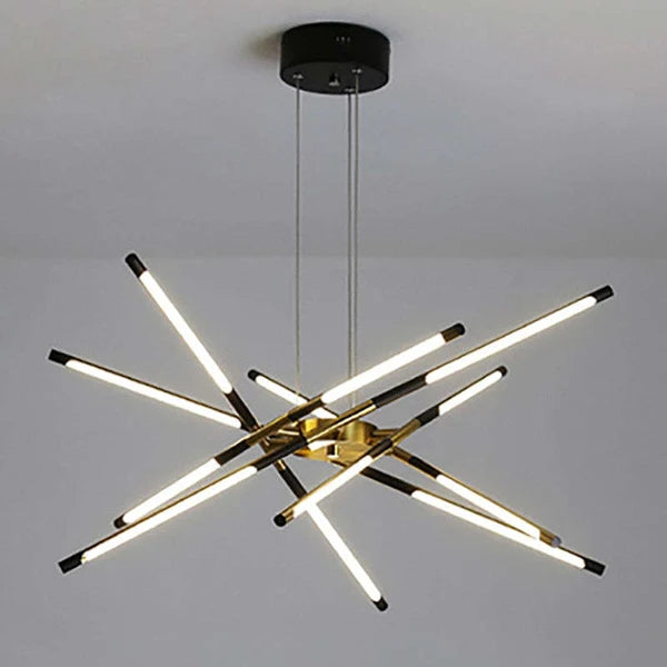 Suspension Multi-Branches LED - Éclairage Sculptural Salon