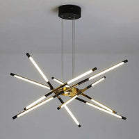 Suspension Multi-Branches LED - Éclairage Sculptural Salon