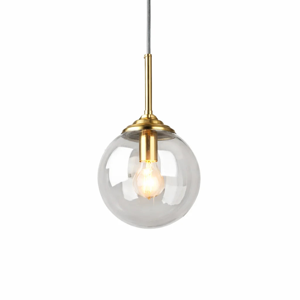 Luminaire de Suspension Orbe Ambré