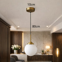 Luminaire de Suspension Orbe Ambré